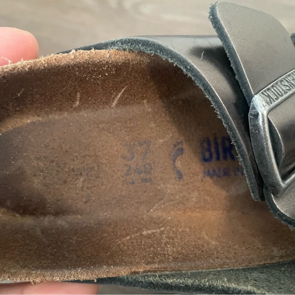 Birkenstock Birko-Flor Metallic Sandals Size 37 L6 - Picture 4 of 5